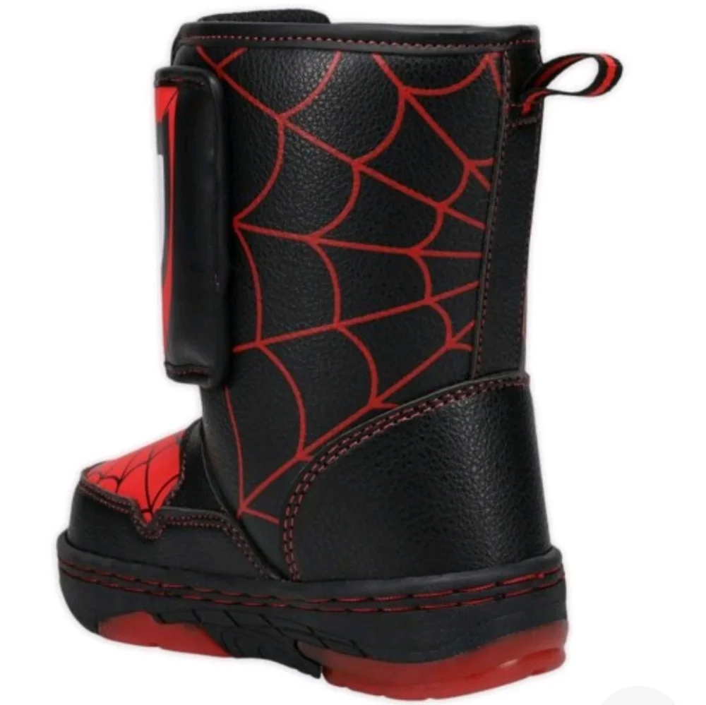 MARVEL Spider-Man Little Boys/Toddler Spider-man Winter Snow Boots.